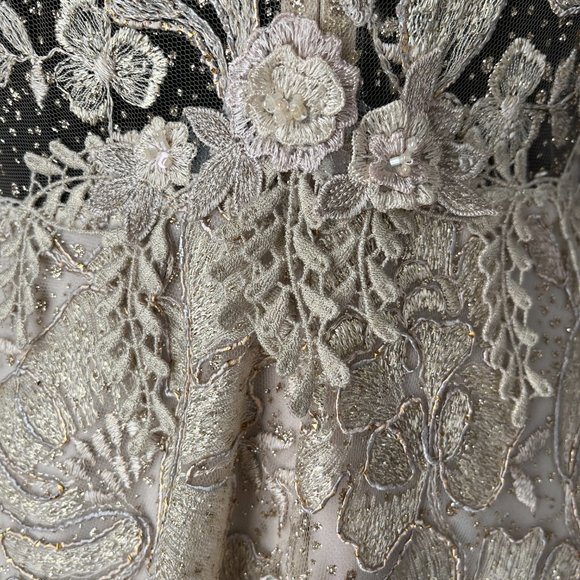 Custom Claire Pettibone Soleil Wedding Dress/Gown - Picture 5 of 8